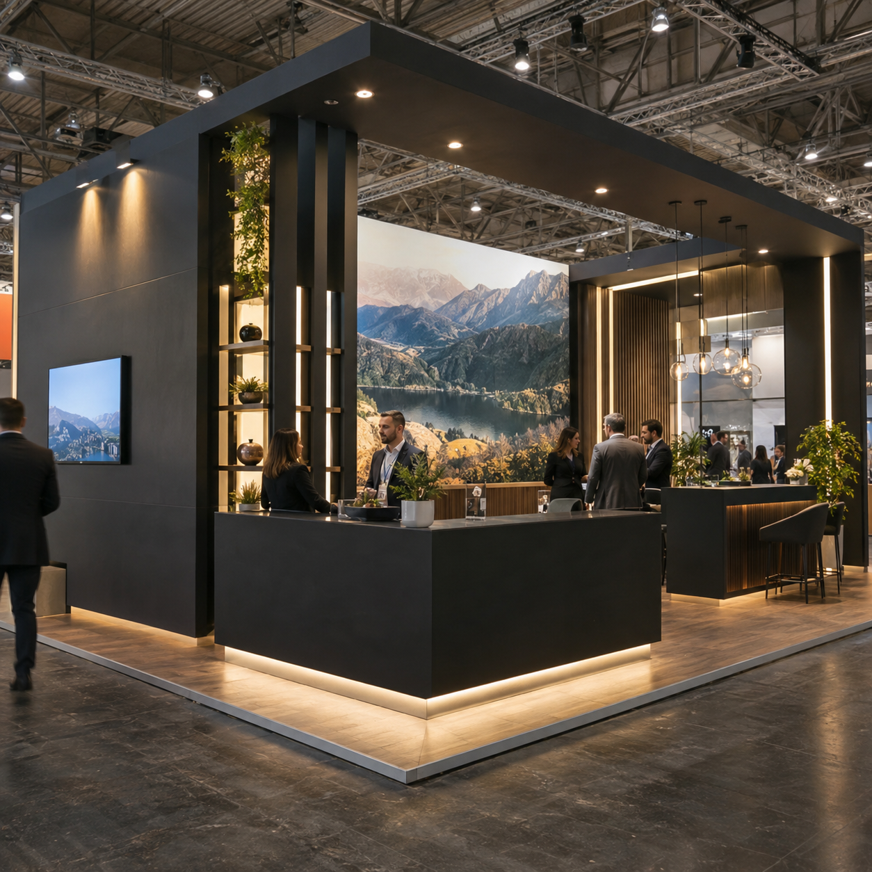 stand para evento corporativo