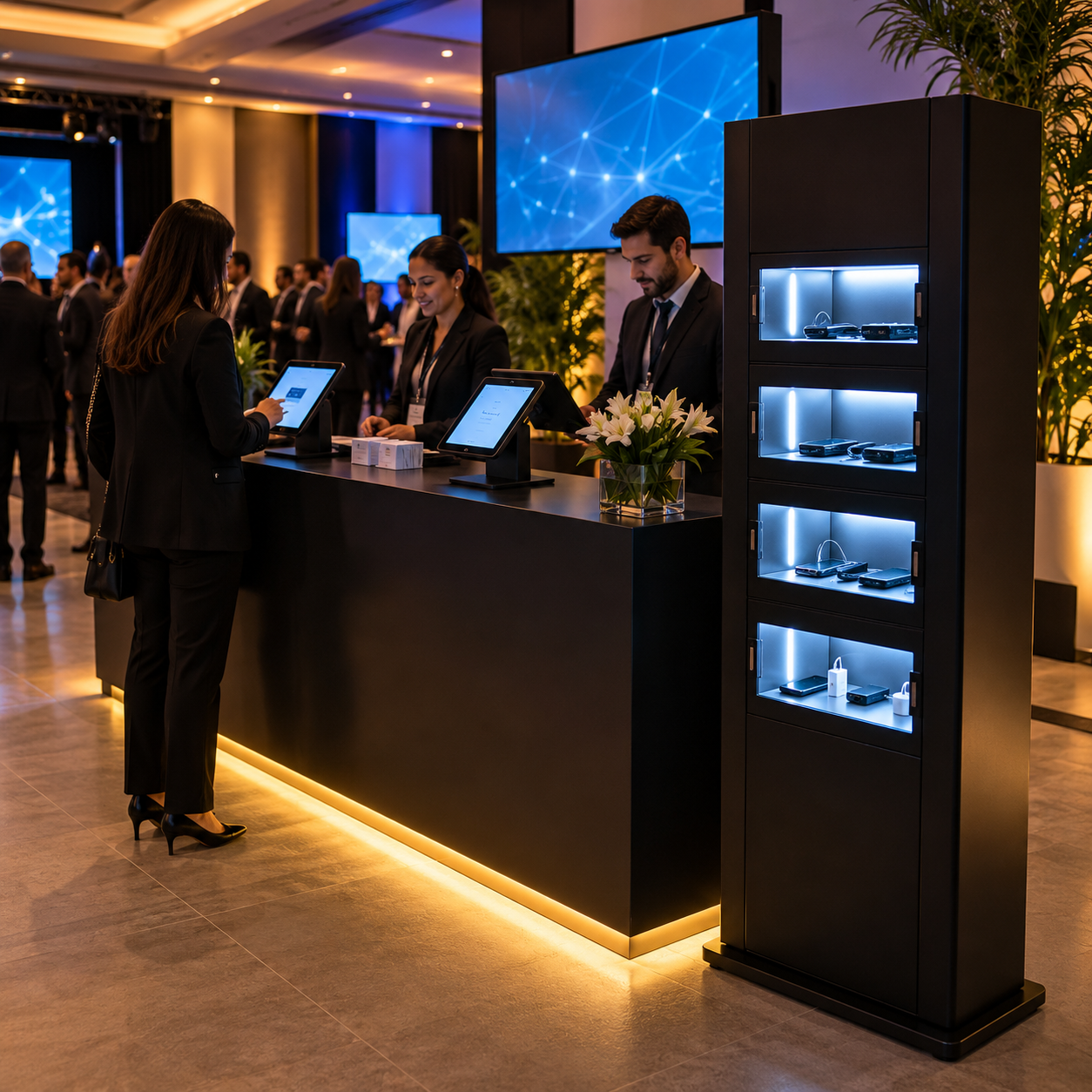 carregadores para eventos