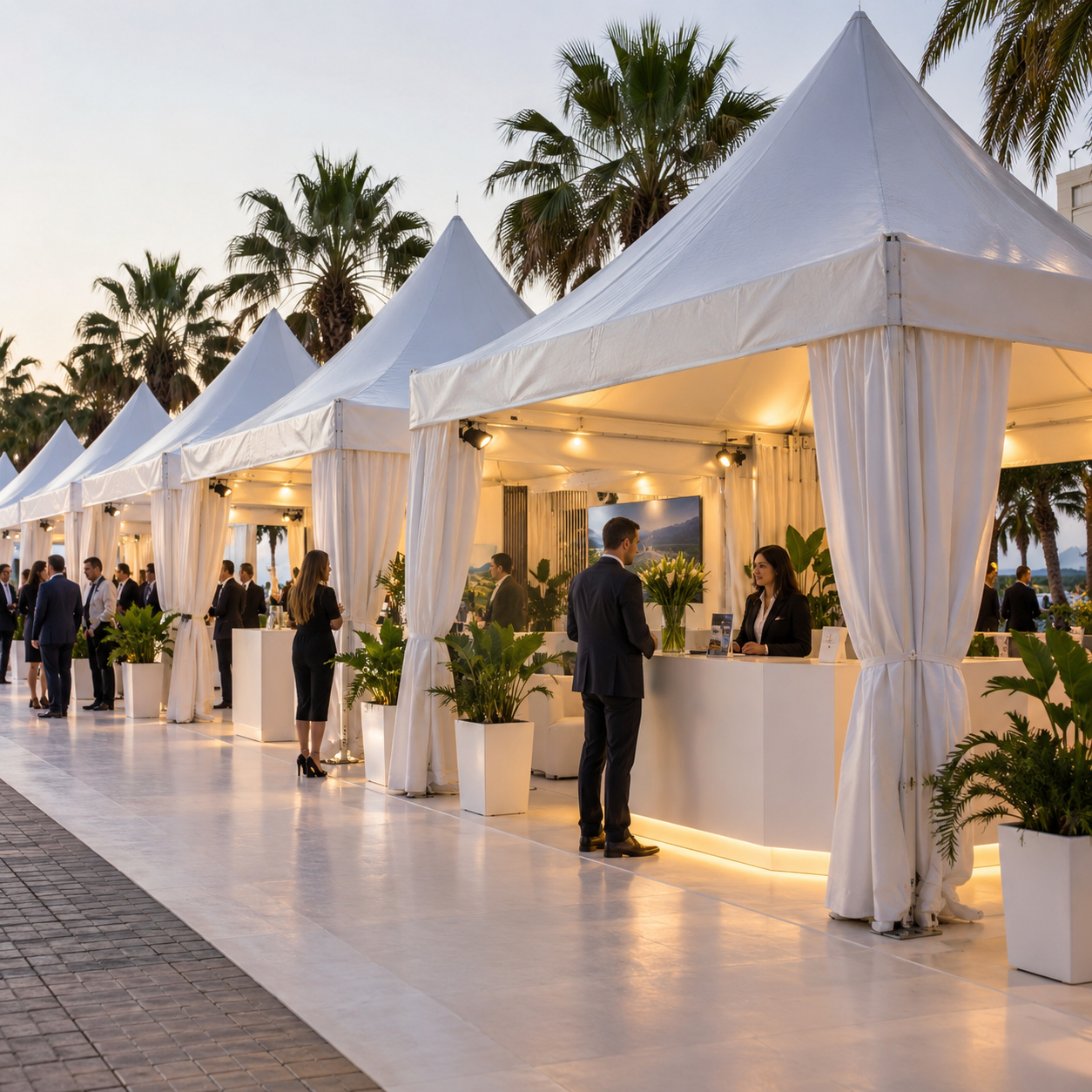 tenda para evento corporativo
